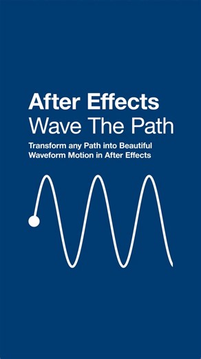 NEW: Wave The Path. 20% Off until Jan 10. GPU-accelerated plugin that transforms any path into beautiful waveform motion in After Effects. https://aescripts.com/wave-the-path/ (link in bio) #aftereffects #aescripts | aescripts
