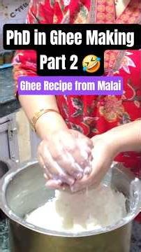 Desi Ghee Recipe From Malai | Must Have In Every Desi Household #cookingbasics #kitchenbasics #Ghee