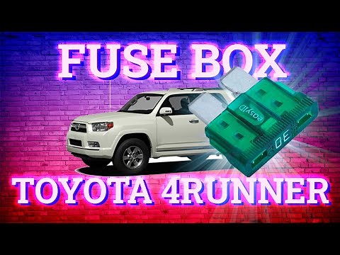 Toyota 4Runner (2010-2017) fuse box location and diagrams