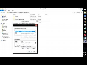 How to set the path for .net