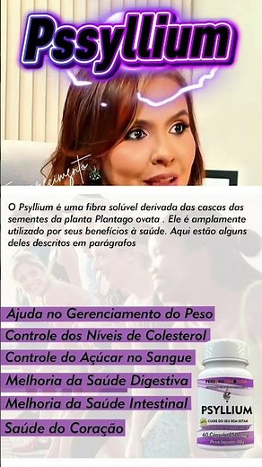 Psyllium em cápsulas 🌿 praticidade para sua rotina diária