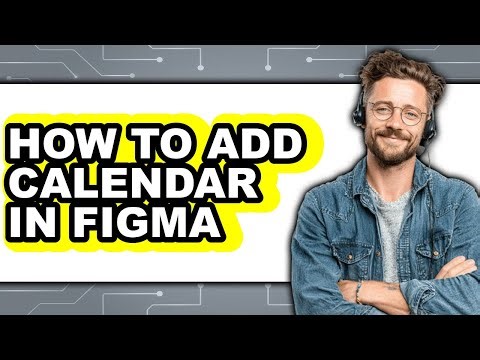 How to Add Calendar in Figma (updated)