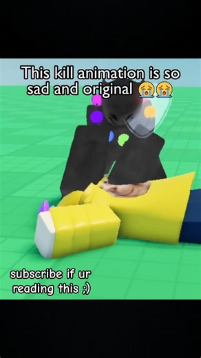 What a original and sad kill animation 😔 | #forsaken