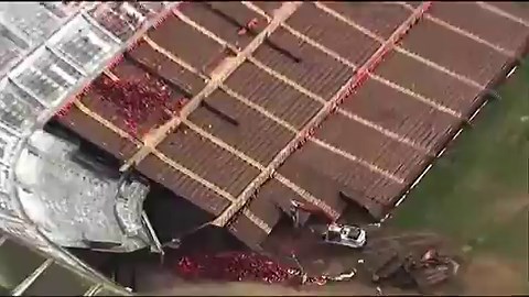 Raw: Demolition of SF's Candlestick Park begins