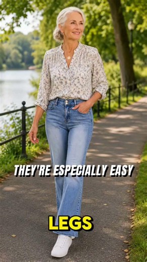 How to style bootcut jeans like this #jeans #fashionover50