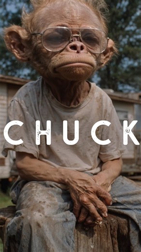 Chris Perna on Instagram: "“Meet Chuckles” I felt like my character “Dumbo” needed a sidekick. Meet Chuckles, Chuck for short. He’s a crude little anthropomorphic chimp that reluctantly helps Dumbo with his adventures. Love nuanced eye movements in these. #crude #character #monkey #weird #creepy #october #ai #rude #psycho"