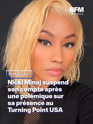 Nicki Minaj désactive Instagram après polémique Trump