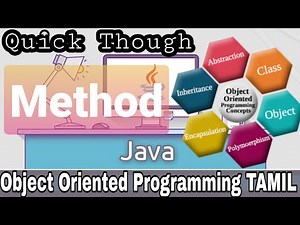 what is (type)Methods in java (tamil) | static non-static method method with parameter without