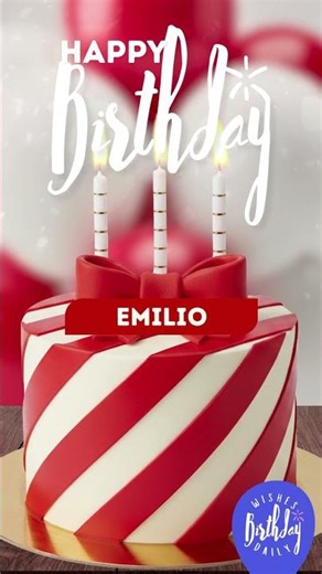 Happy Birthday, Emilio! | A Happy Birthday Shout-out Just For You | Happy Birthday Song #shorts
