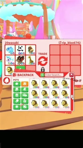 Another giveaway in serv!! 💗🌴🤗 still online! link to join in bio or chat #roblox #adoptme #giveaway