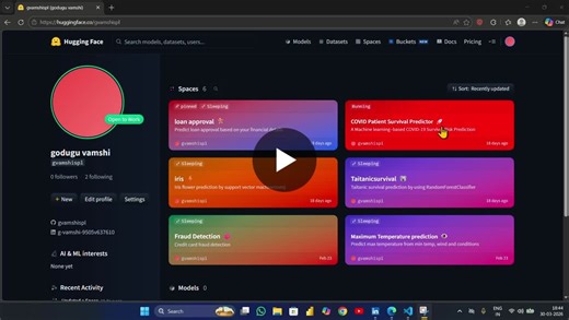 #machinelearning #aiinhealthcare #healthcareai #datascience #python #streamlit #artificialintelligence | G VAMSHI