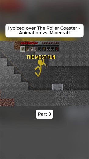 I voiced over The Roller Coaster - Animation vs. Minecraft #stickman #minecraft #stickmananimation #viral #fyp