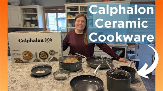 Watch Calphalon Ceramic Cookware 12 Piece Set on Amazon Live