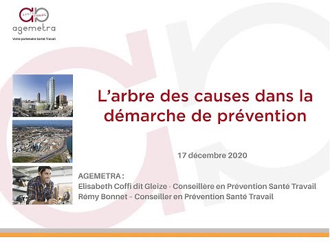 Webinaire Agemetra - Analyse des accidents du travail : La méthode de l'arbre des causes