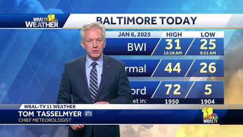 Snow exits region, cold temperatures to stay