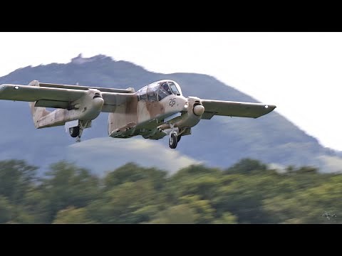 OV-10 Bronco 3D Aerobatics | Takeoff to Landing at Hahnweide 2025 – Historic Airshow Highlights