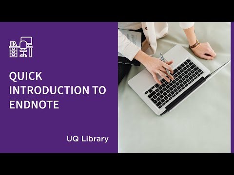 Quick introduction to EndNote