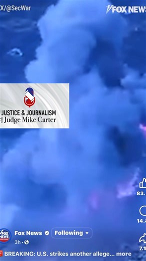 Justice & Journalism with Judge Mike Carter 🚨BREAKING: U.S. strikes another alleged drug-trafficking boat near Venezuela, killing 4. | St. Charles County Missouri Scanner Traffic