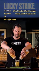 What's your favorite cocktail on our menu? Ours is the deliciously fun Pink Elephant, a sweet citrus blend of Grey Goose and Triple Sec, one sip, and it'll be your favorite too! Stop in today and try it for yourself! | Lucky Strike Entertainment