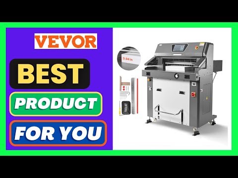 VEVOR Electric Paper Cutter, Metal Hydraulic Paper