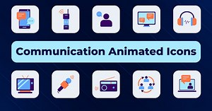 Communication Animated Icons