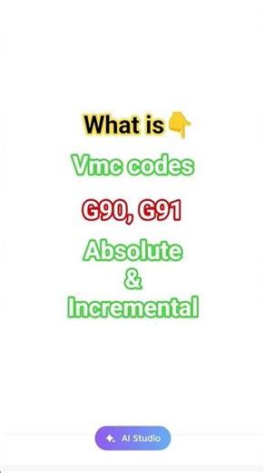 G90 and G91 vmc codes/absolute and incremental dimensions in vmc