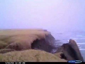 Coastal Erosion TIMELAPSE- Drew Point, Alaska