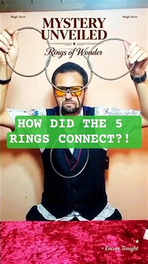 HOW DID THE 5 RINGS CONNECT?! #magic #funny #shorts
