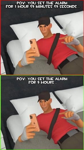 POV: Short Naps vs Full Night’s Sleep 💀😀 #memes #tf2 #animation #sfm #gmod