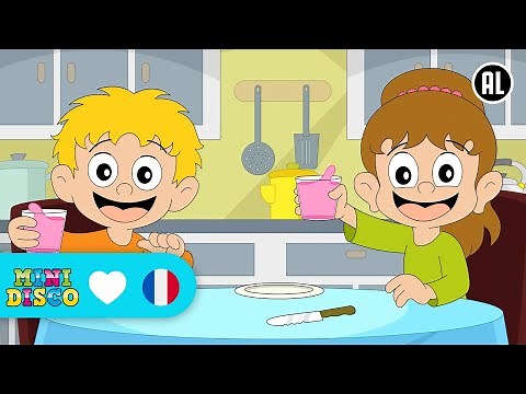 SUR LA TABLE | Chansons pour enfants | Les comptines | Minidisco
