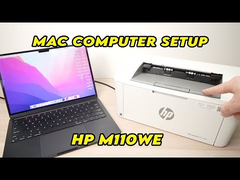 How to Setup HP LaserJet M110we With Mac Computer