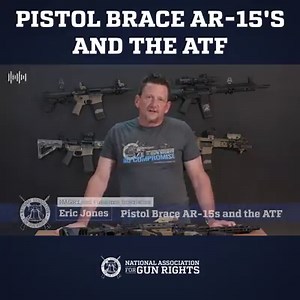 ICYMI: Pistol braces have been in the news lately due to rumors that the ATF is reconsidering their legality. NAGR firearms instructor Eric Jones gives a quick overview of what they are and the ATF's ever-changing stance on their legality. | National Association for Gun Rights