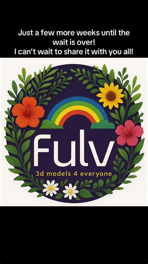 Just a few more weeks until the wait is over! This will be my most summery model yet. I can’t wait to share it with you all!#3dprinting #polymaker #toys #prusa #bambulab #cults3d