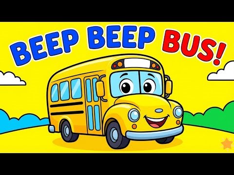 🎵 Yellow School Bus Song 🚌 | Learn Yellow & Counting | Picorhymes