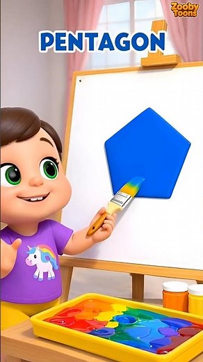 Let’s Learn Colourful Geometric Shapes 🔴 Nursery Rhymes & Kids Songs