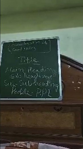 note making class 11th shorts!