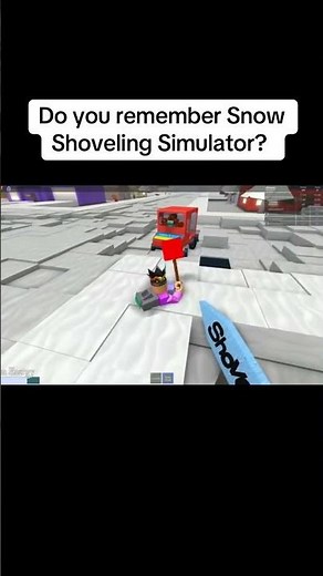 Snow Shoveling Simulator 🎄 #roblox #christmas