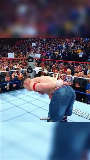 John Cena's Final Goodbye 😢 #wwe