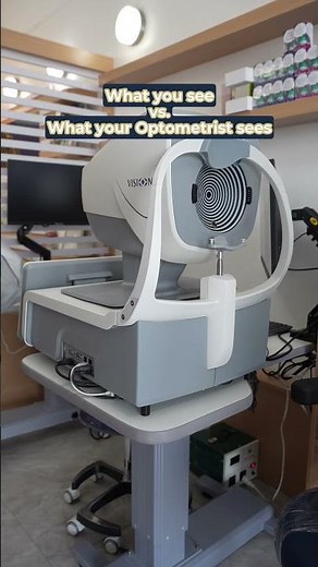 What you see vs. what your optometrist sees