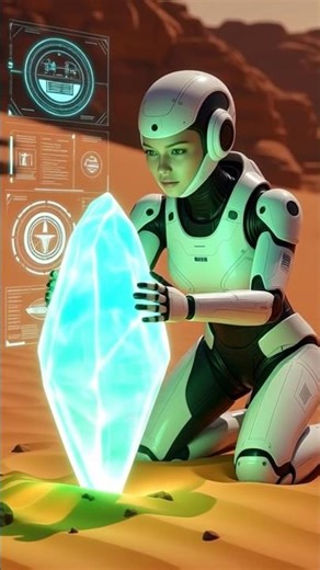 🤖 Beautiful Robot Girl on Mars | AI Sci-Fi Cinematic Shorts #AI #SciFi #Trending