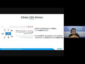 Google Drive 内のCSV ファイルデータを直接ODBC Driver でクエリしてデータ連携？