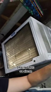 Aircon DRAIN PLUG. TIPS. #refrigeration #airconditioning #hvac #tips | J. Rey Cruz Ref and Aircon Services