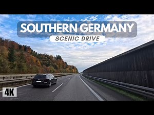 Driving Germany’s A96: Scenic Autobahn from Wangen to Landsberg | ASMR | 4K