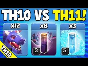 Best TH10 vs TH11 Attack Strategy for 3 STARS! Best TH10 Attack Strategy (Clash of Clans) - Sir Moose Gaming