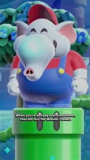 When You’re Already Overstimulated… Then Life Hits the Wonder Flower | Super Mario Bros. Wonder