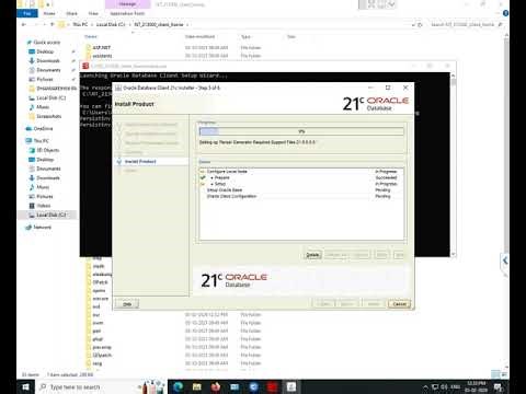 INSTALL ORACLE 21C CLIENT