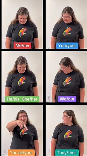 12 ASL Pronouns for Beginners | Click the related video below to learn more in the ASL tutorial ➡️