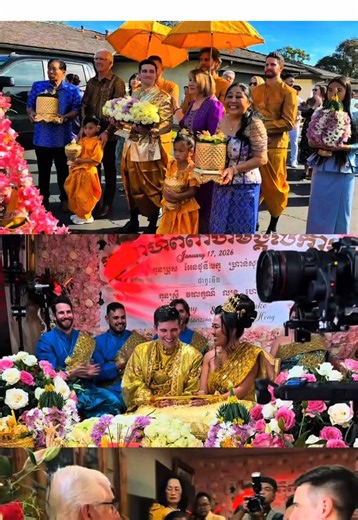 A small glimpse of our first wedding celebration, deeply rooted in Cambodian traditions and surrounded by love 🇰🇭🤍@anthonyfranzoia
