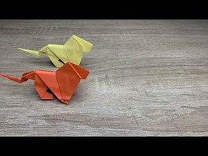 How to Make Origami Lion | Easy Paper Lion