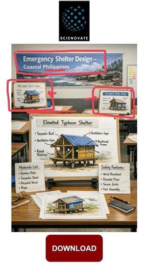 Project Based Learning Examples | Emergency Shelter Design – Coastal Philippines | Scienovate